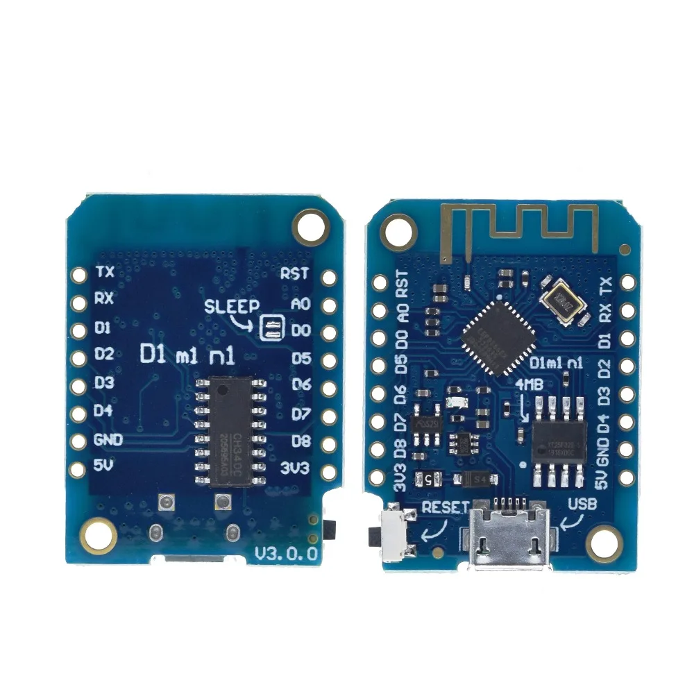 Compact Wi-Fi IoT Development Board with ESP8266 and CH340 Chip, 4MB