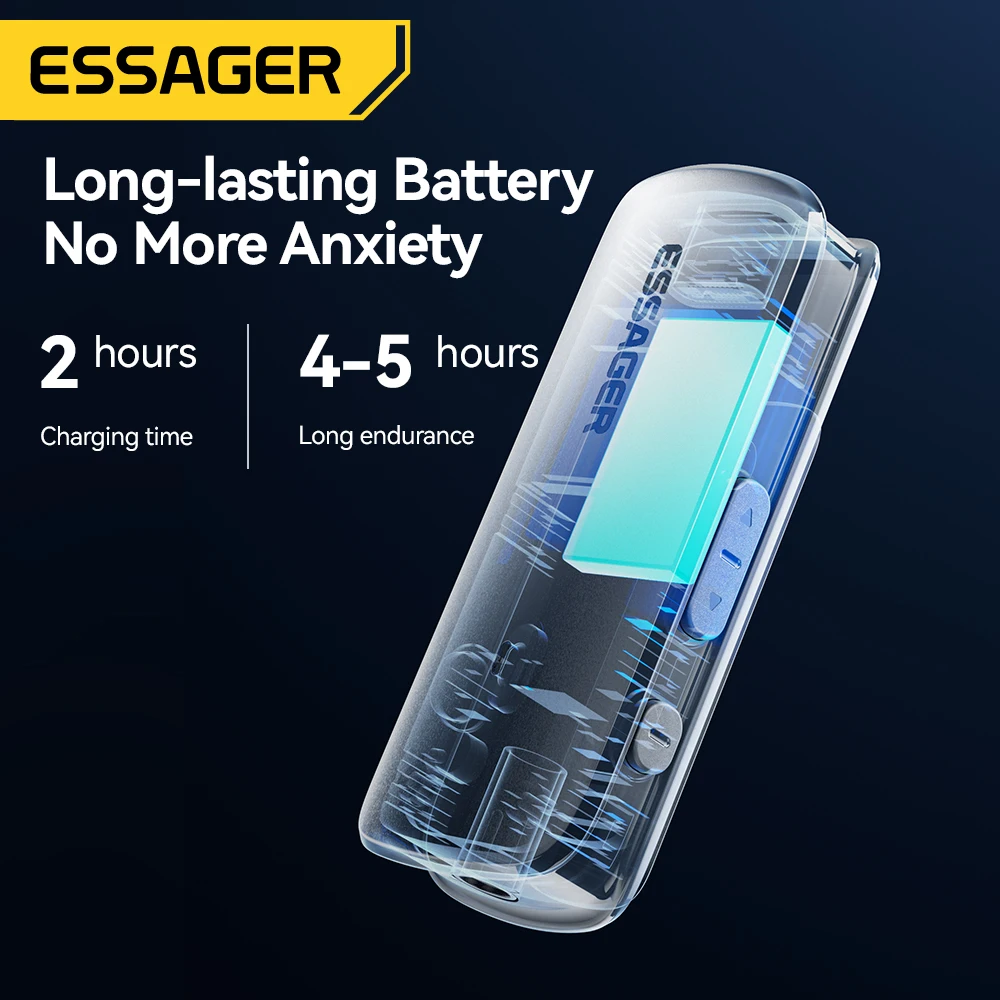 Essager Multifunctional Bluetooth 5.3 Adapter 3.5mm Jack Aux Wireless Adapter Stereo for Earphones Phones TV Car Audio Receiver