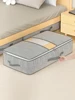 1PC gray clothing storage bag, bed bottom storage bag, quilt storage bag, large capacity organizing bag, with window storage bag 1