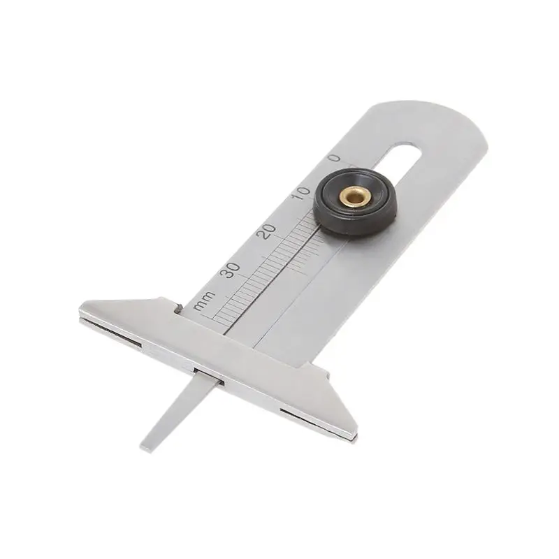 

Stainless Steel Car Tyre Depth Gauge 0-30mm Caliper Depth Measurement Tool Drop Shipping