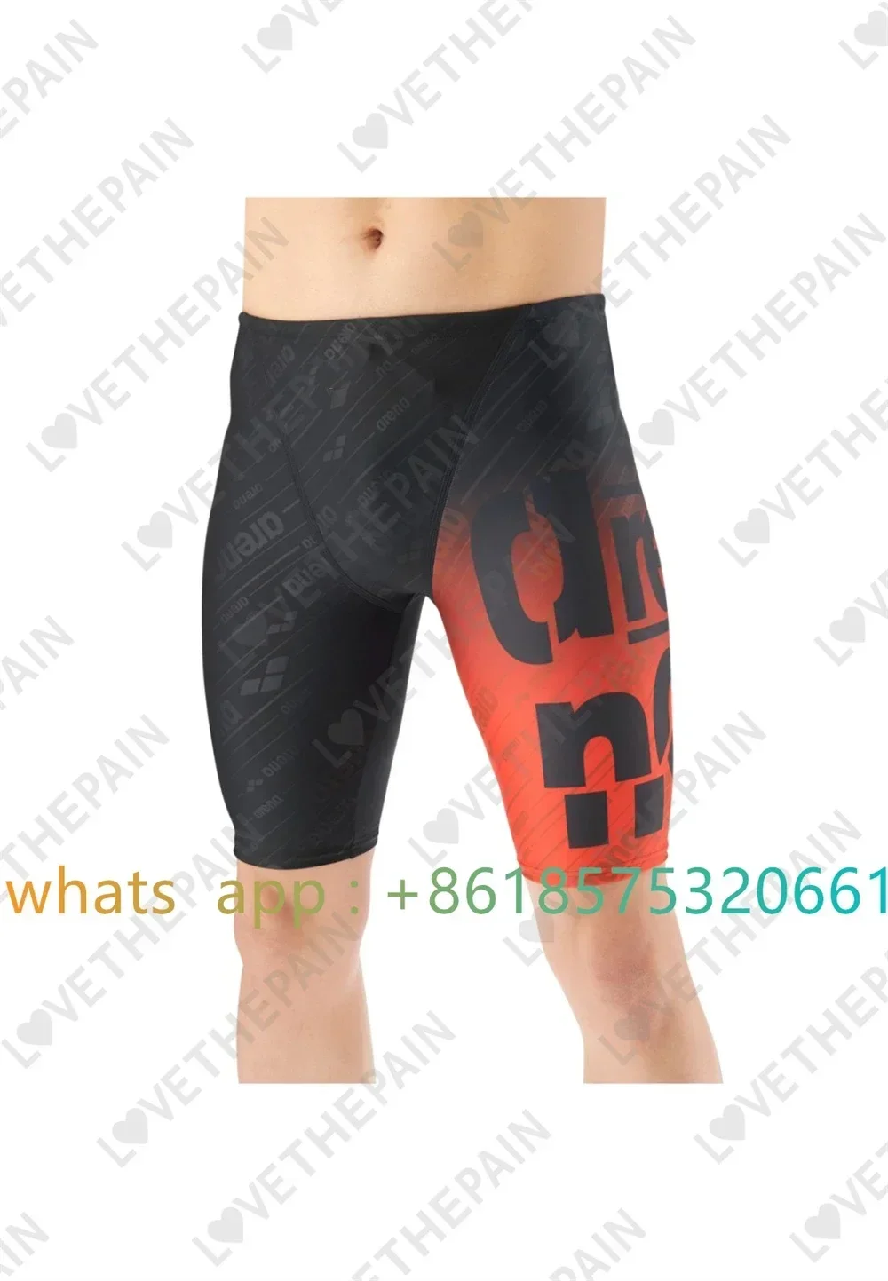Mens Swimsuit Shorts Swimming Trunks Endurance Athletic Training Swimsuit Racing Shorts Beach Swimwear Surfing Swim Jammers