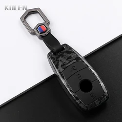 Carbon Fiber Style Car Key Case Cover (F - Carbon Set 2)