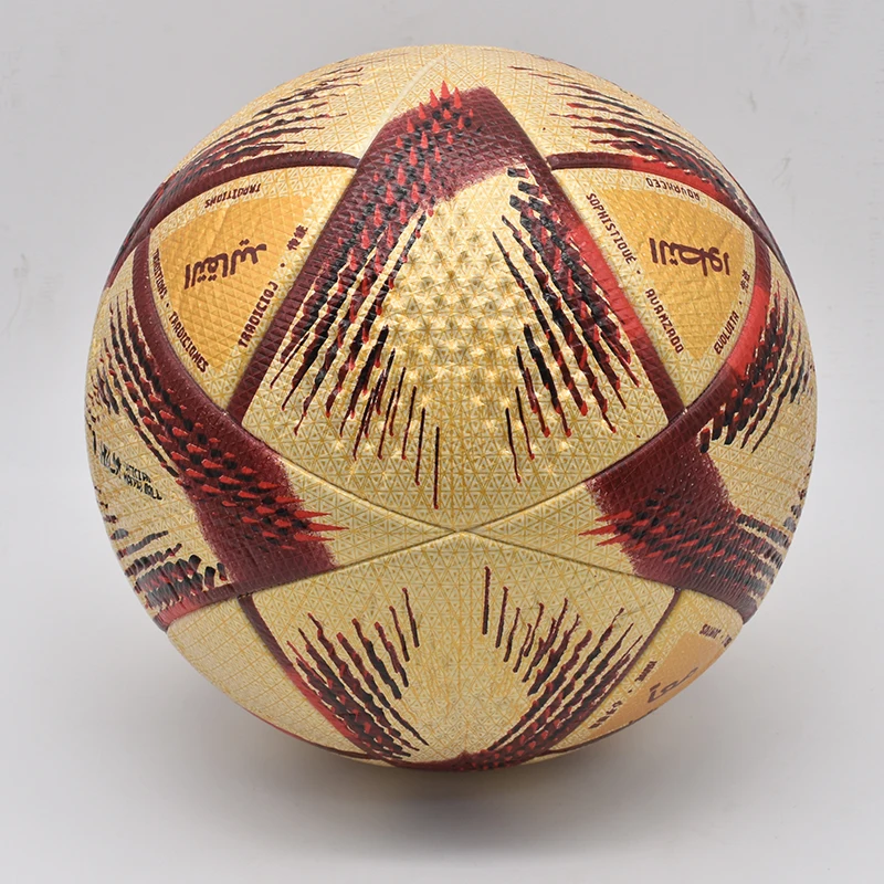 thumbnail image 1 of Balón de fútbol clásico oficial de tamaño 5 de alta calidad de PU, profesional, para partidos al aire libre, liga de fútbol, entrenamiento sin costuras, 1 of 4