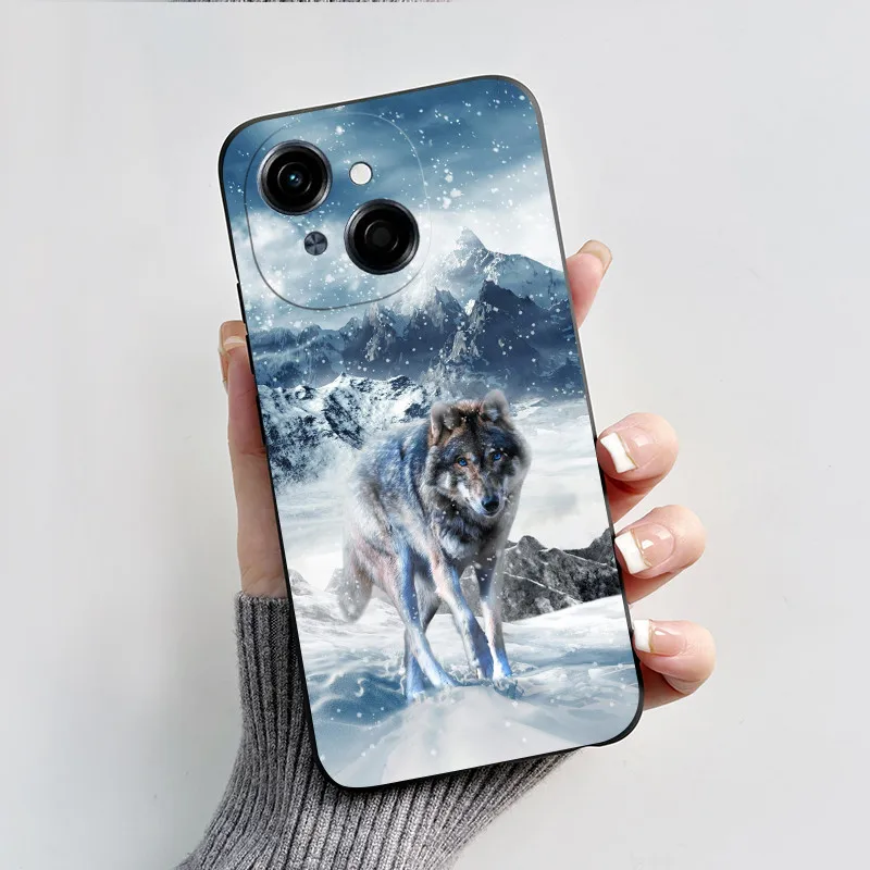 Black Myth Wukong Shockproof Silicone Phone Case - Tecno Spark Go/Pop Series