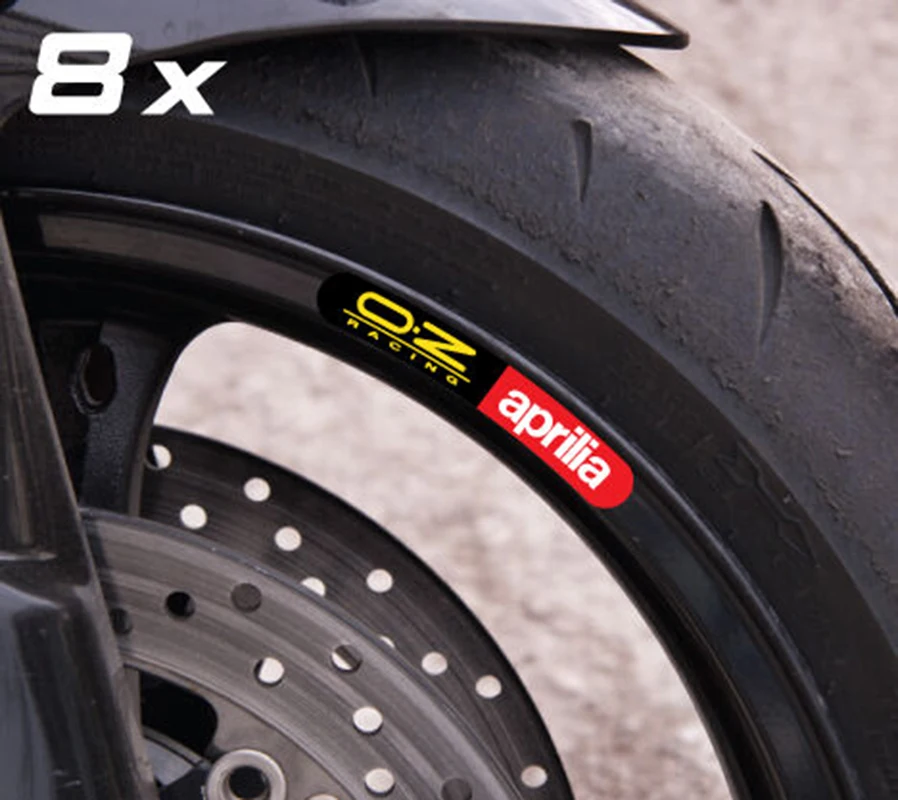 Adesivi Per Ruote Per Aprilia DORSODURO Adesivi Per Cerchioni Decalcomanie Nastro Strisce Grafica Liserets Felgenaufkleber Autocollants De Jante Velg Adesivi - Italia - Foto 11