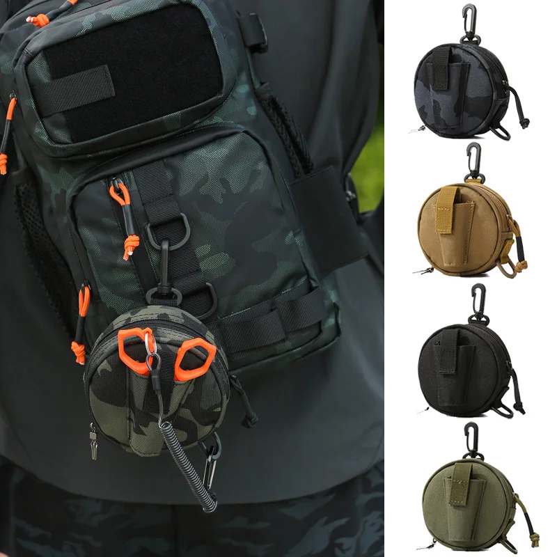 Waterproof Nylon Fishing Pouch with Lure Pliers Holder
