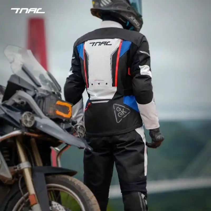 Professional Motorcycle Jacket Man Racing Jacket Wearable Armor Motorcycle Pants Moto Clothing With CE protector for 4 Season