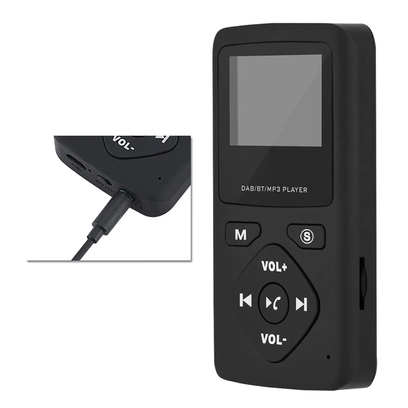 DAB Digital Radio Portable DAB Radio Receiver Portable DAB/DAB+ Pocket Digital Receiver MP3 Player Earphone music player mini media player