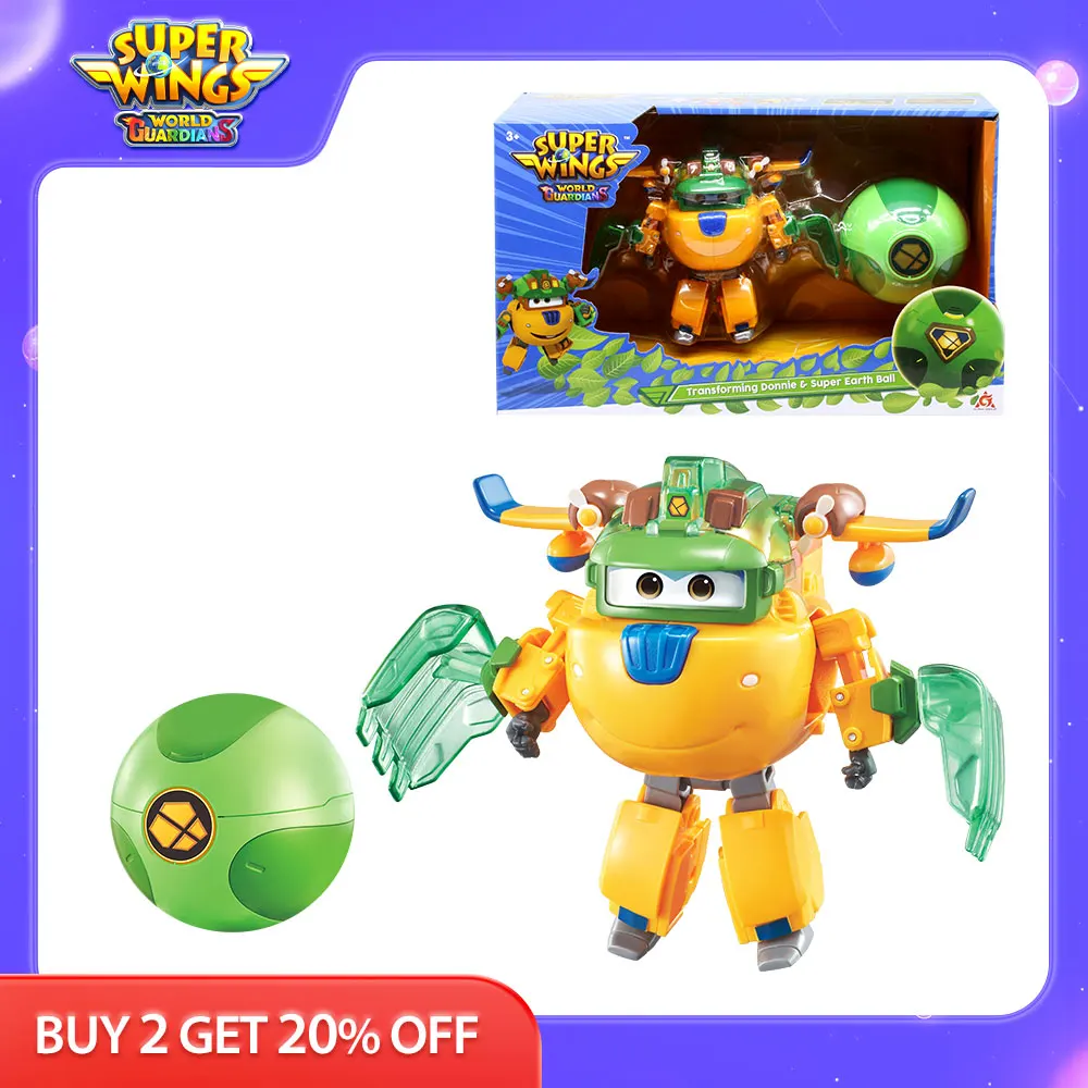 LHMYPP Donnie Transformation Spielzeug - Super Wings Verformungs Roboter Und Flugzeug Für Kinder Ab 3 Jahren