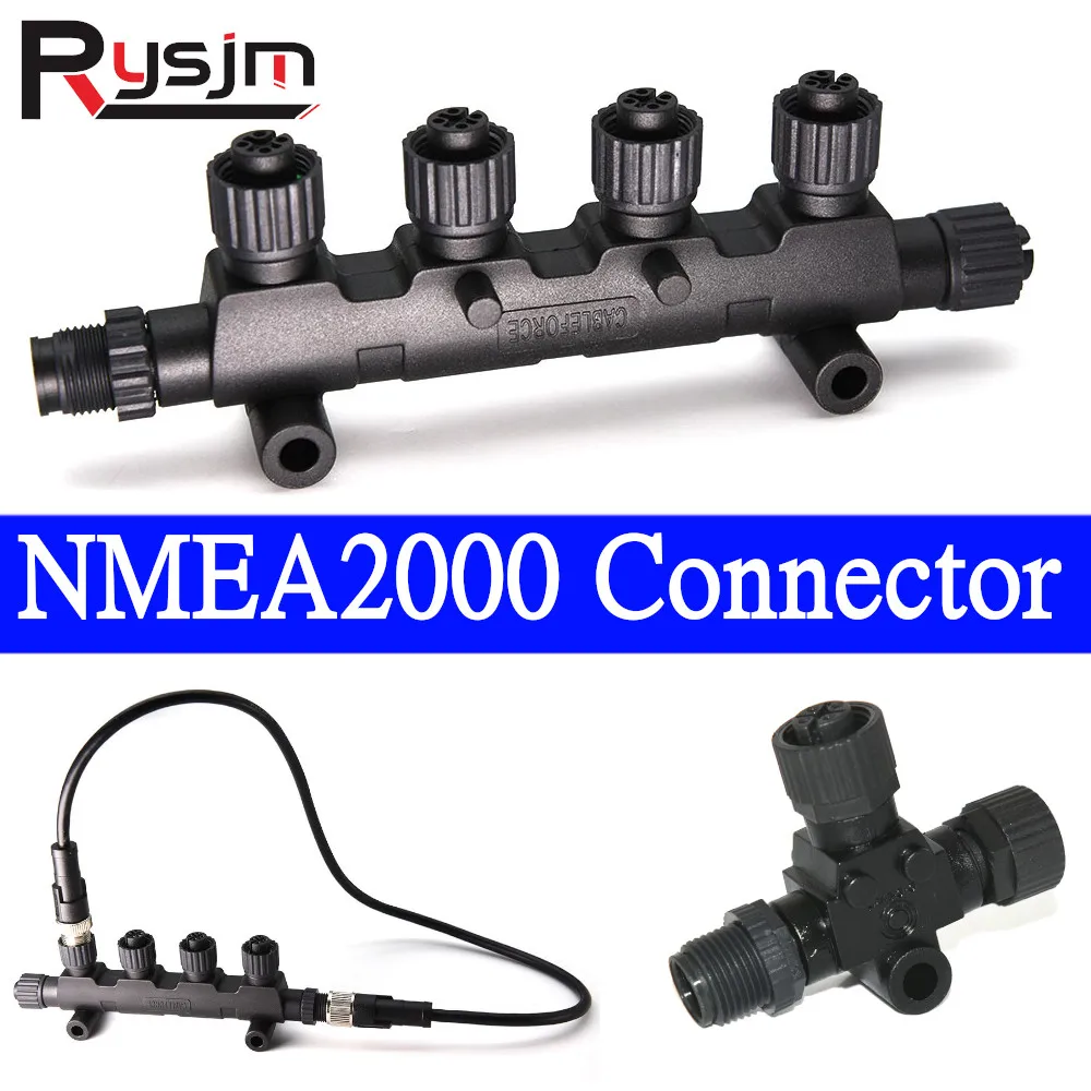 

HD NMEA2000 Terminal Resistance Connector Adapter 0.5m 2m 3m 4m Length NMEA 2000 Cables Sockets Multifunction Converter For Boat