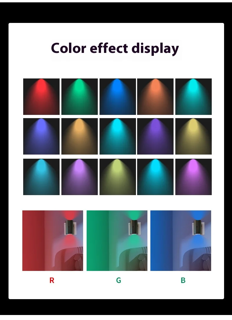 Description Picture 4 of itemModern LED Indoor Decor Lighting 1W Aluminum Wall Lamps For Bedroom Corridor Stairs KTV Wall Sconce bathroom Mirror light