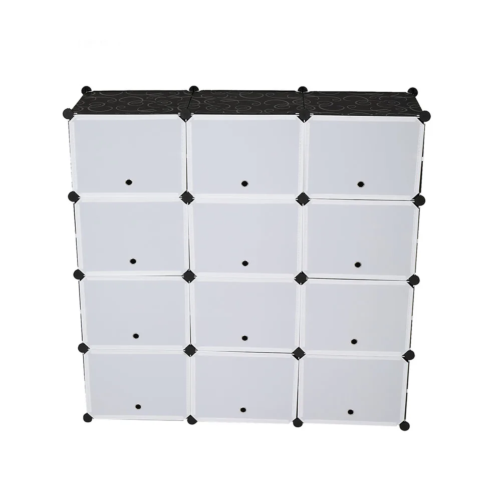 8-Tier Portable 48 Pair Shoe Rack Organizer - White