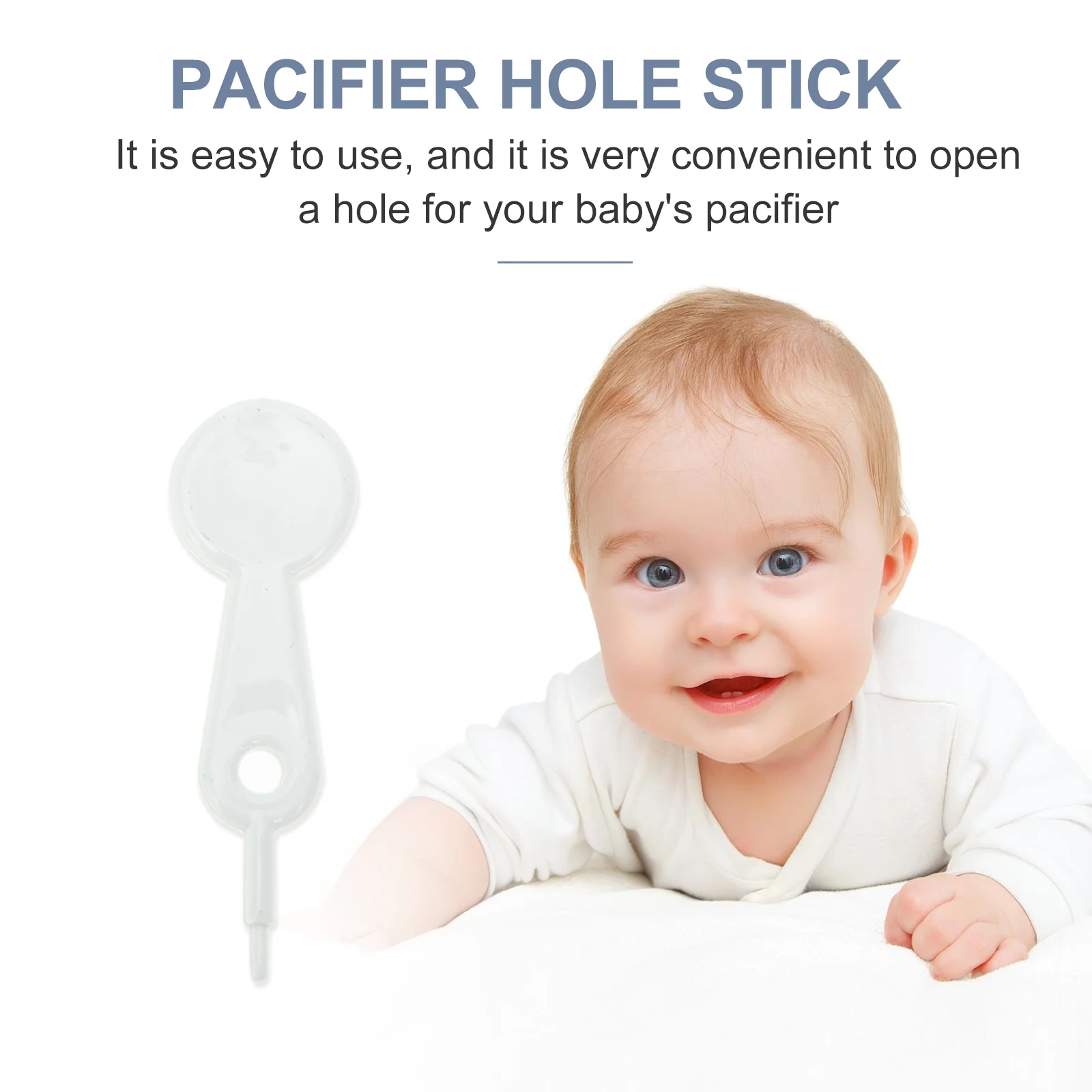 100pcs Pacifier Hole Rods Plastic Bottle Pacifier Hole Stick Making Tool Needle Bottle Rods