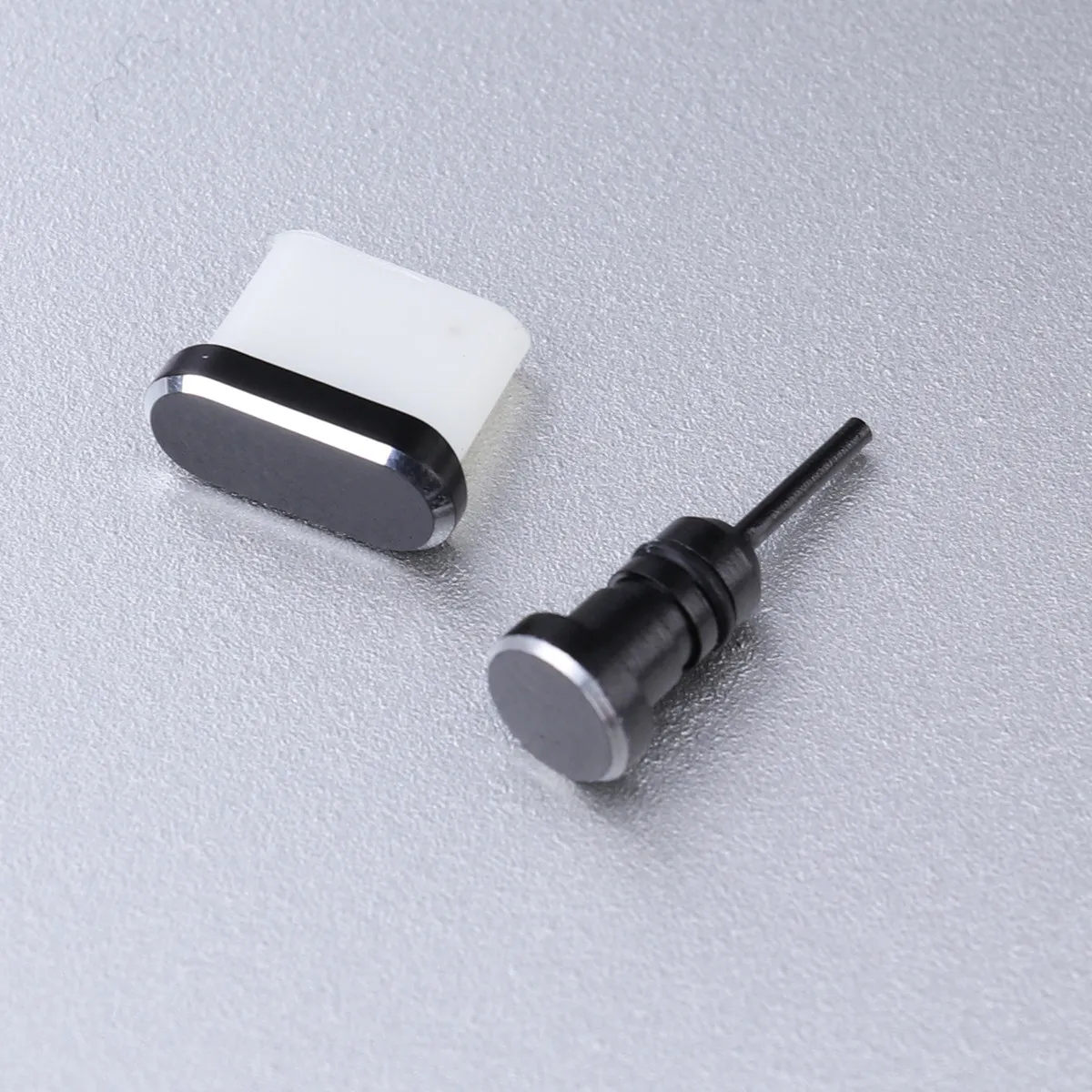 2개 세트 타입 C 3.5Mm 알루미늄 먼지 플러그 캡 휴대폰 플러그 포트 보호기