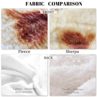 WASART Warm flannel tortilla blanket mexican pita lavash throw blanket for bed fleece sofa plaid bedspreads winter pizza blanket 6