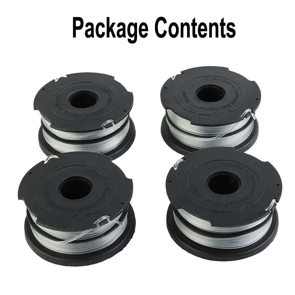 

4 Pcs New Spool & Line For Spear & Jackson S3525ET Grass Trimmer Strimmer For Cordless Grass Mower Garden Replacement Tool