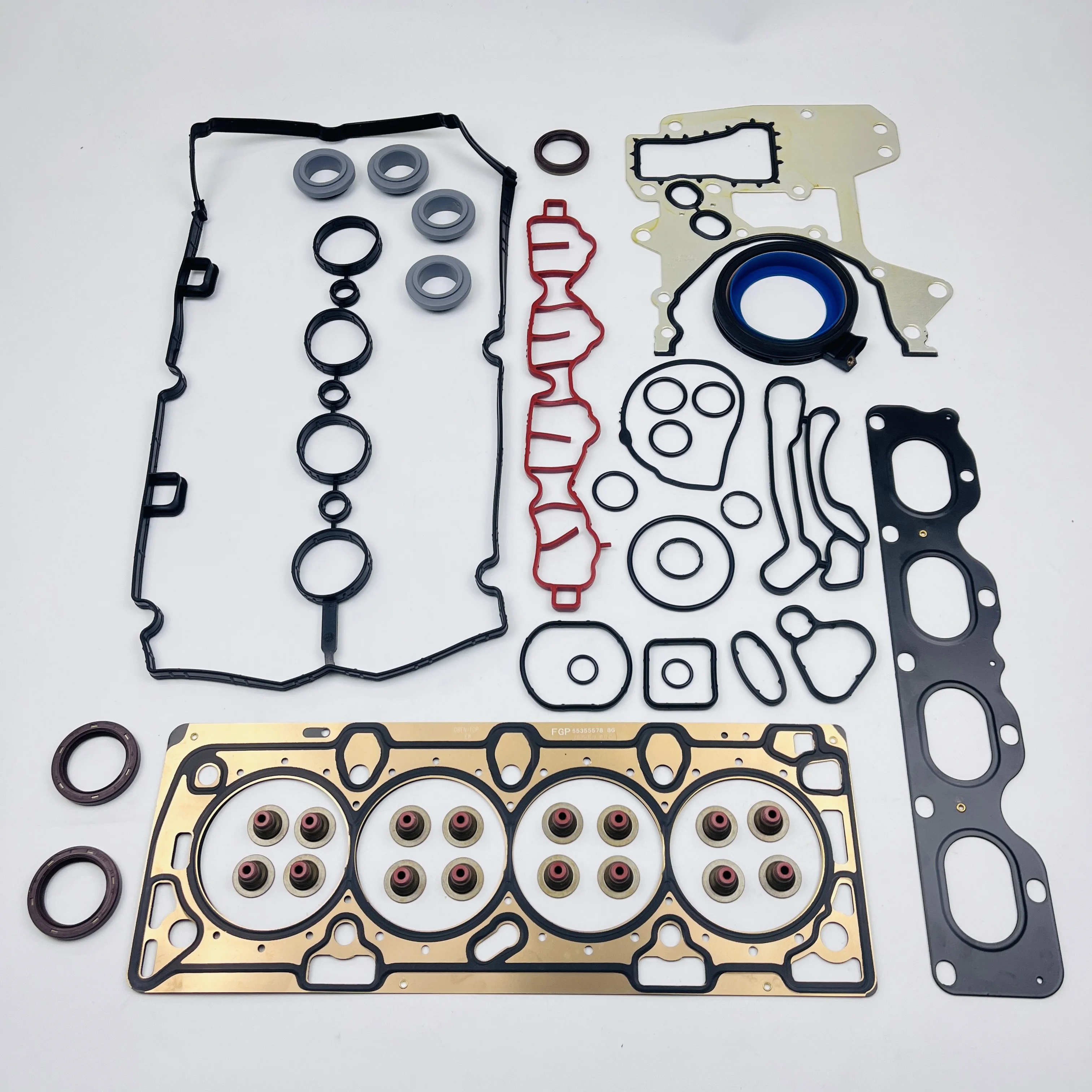 Engine Gasket Set Engine cylinder gasket set OEM# 55568528 for Chevrol Cruze/ AVeo Opel Astra Corsa Insignia car 1.6 1.8 3 layers of stainless