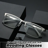 Men's Business Reading Glasses Unisex High Definition Eyeglasses Classic Anti-blue Light Far Sight Presbyopia +1.5 +2.5 +3.0 1