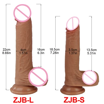 Real Skin Realistic Dildo Sex Toys for Woman Soft Huge Anal Pulg Suction Cup Penis G Spot Vagina Stimulator Female Masturbation 2
