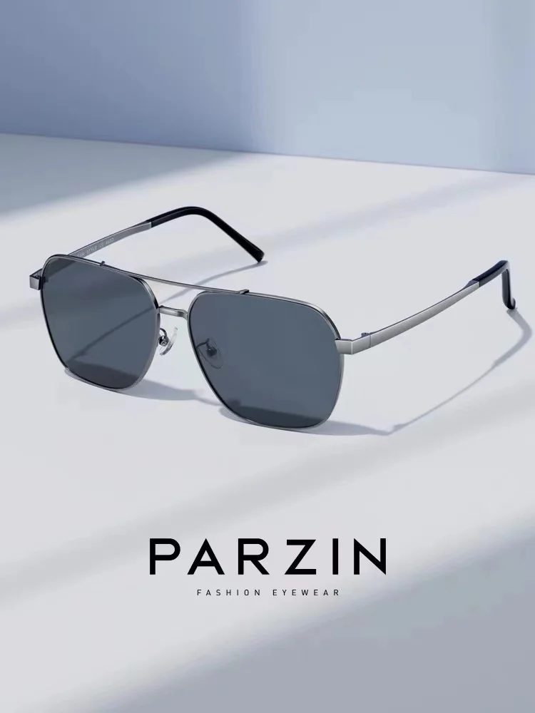 

PARZIN Polarized Sunglasses For Men Rectangle Driving Sun Glassees UV Protection Eyewear 6653