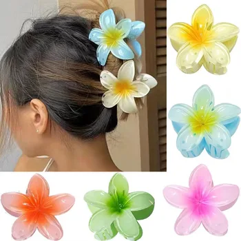 Bohemian Large Flower Hair Claw Clip – Fashion Beach Hair Accessory for Women & Girls 1