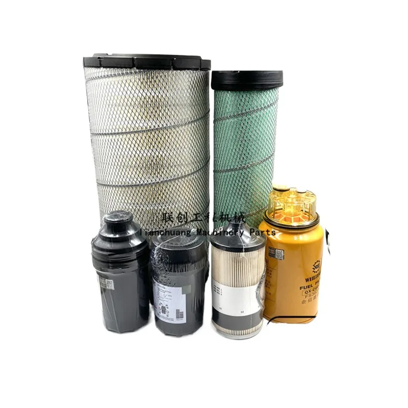 

For LiuGong LG913E air engine oil diesel filter element oil-water separator pilot hydraulic inlet outlet oil filter excavator ac