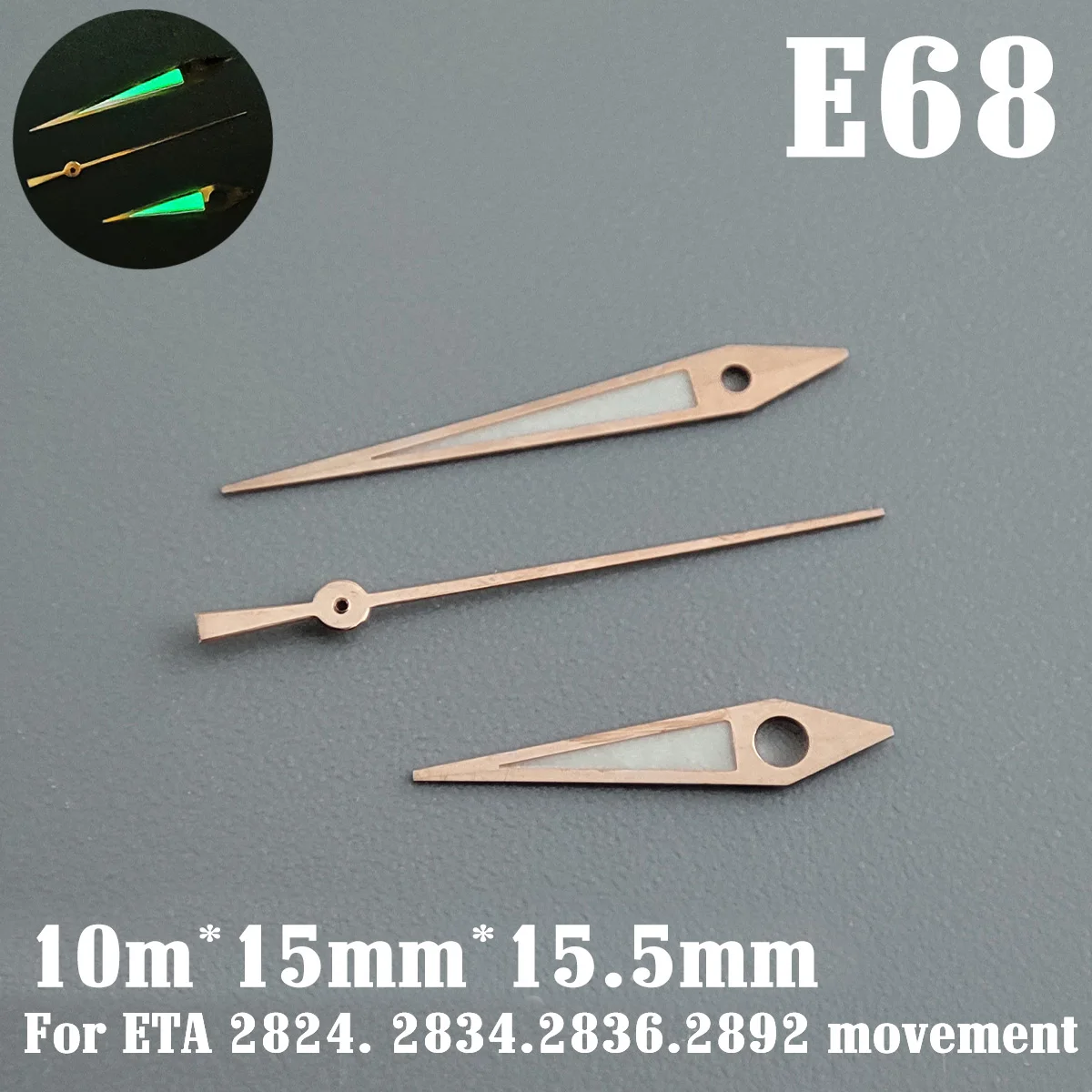 Green Super Luminous Watch Hands