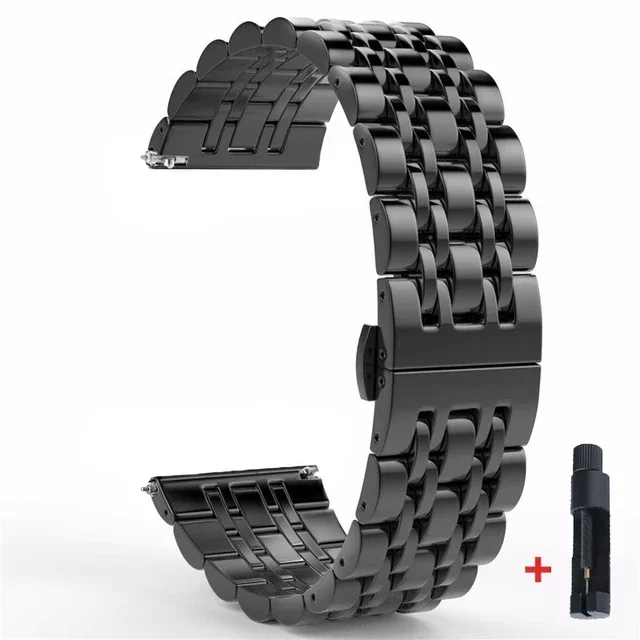 Premium 22mm Stainless Steel Watch Strap