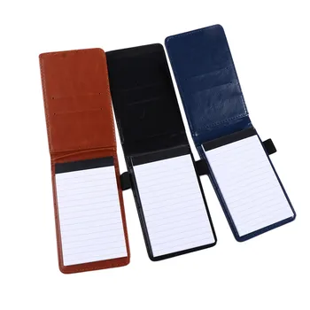 Copertina in pelle Pocket Planner A7 Notebook piccolo blocco Note taccuino diario aziendale Memos cancelleria per ufficio scolastico