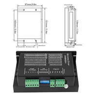 DM860H CNC Stepper Motor Driver for Embroidery Machines (18-80VAC, 2.4-7.2A) - Image 4
