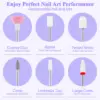 Electric Nail Polisher Drill Bits Professional Nails Grinding Polishing Dead Skin Removal Art Sanding File Pen Manicure Machine 4