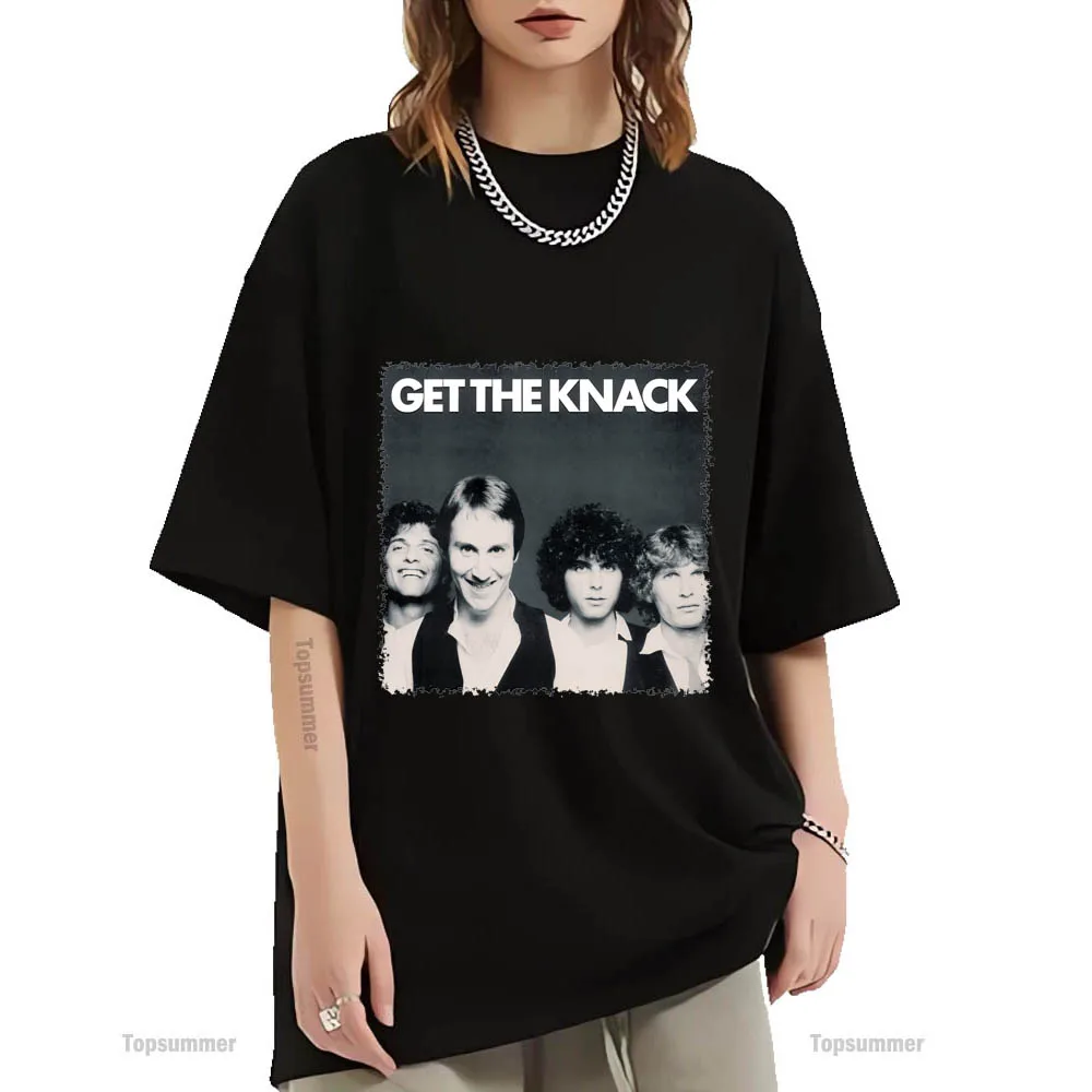 Ottieni La Maglietta Dell'Album Knack The Knack Tour T-Shirt Maglietta In Cotone Rock Gotico Da Uomo Abbigliamento Oversize Da Donna
