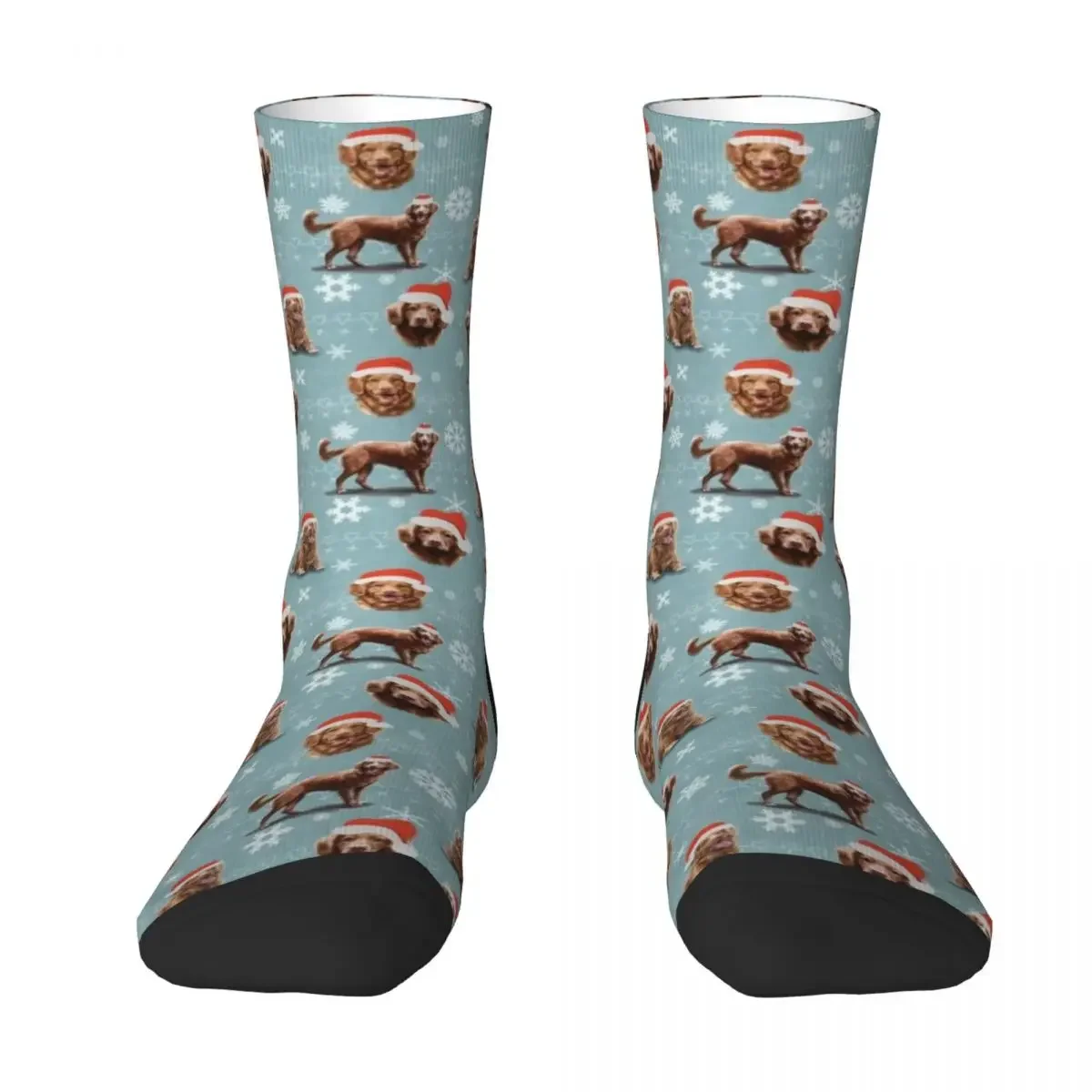 

The Christmas Nova Scotia Duck Tolling Retriever Dog Socks valentine gift ideas colored socks Socks Ladies Men's