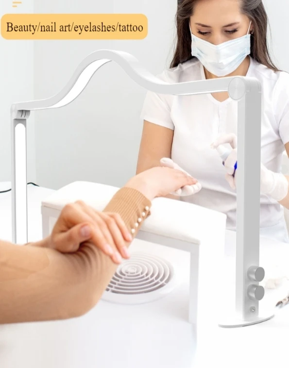 Lampada Per Estetista Lampada Da Tavolo LED A Mezzaluna 30W, 300