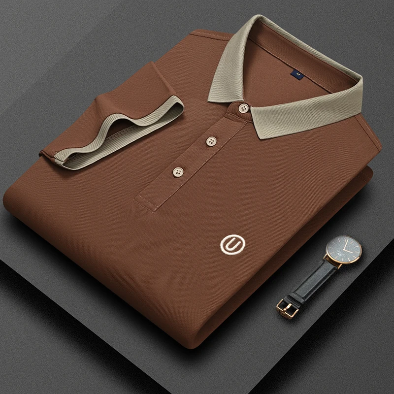 

Рубашка-поло мужская с коротким рукавом, 95% хлопок, с вышивкой