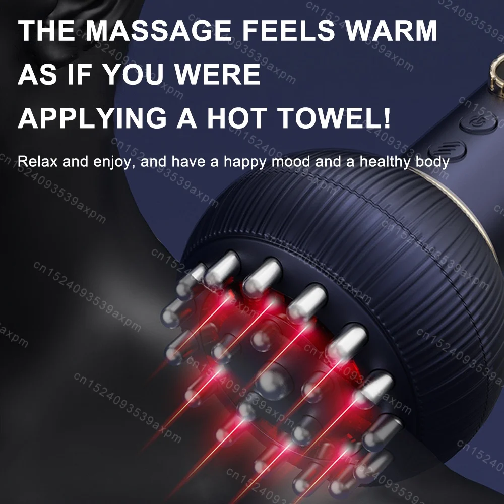 Handheld Electric Cupping Massager Ems Microcurrent Red Light 9 Gears Cupping Machine Negative Pressure Gua Sha Meridian Brush