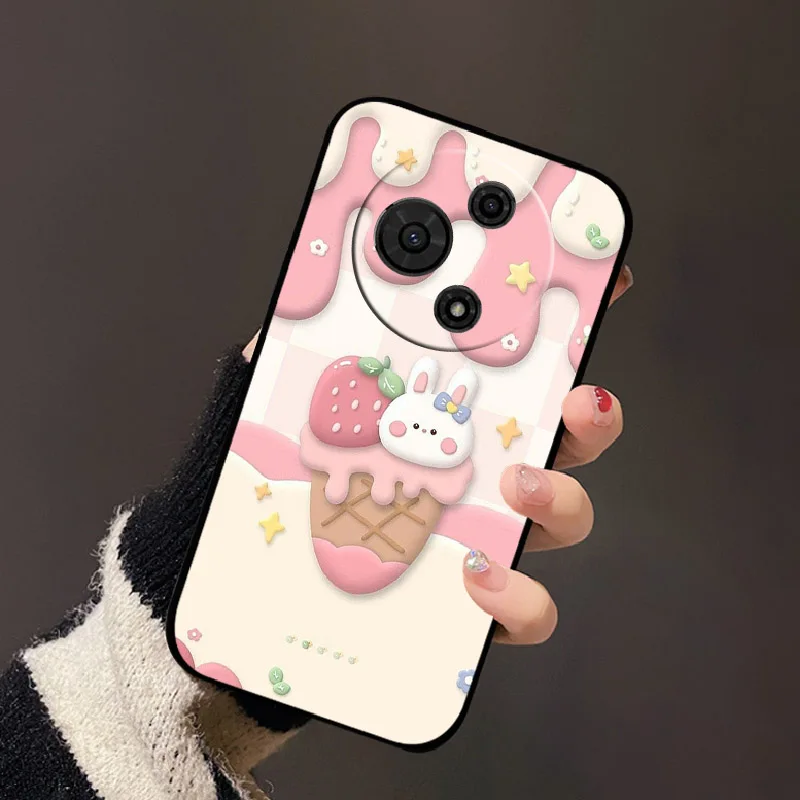 Fashionable Cute Painting Soft TPU Silicone Phone Cover - Protective Case