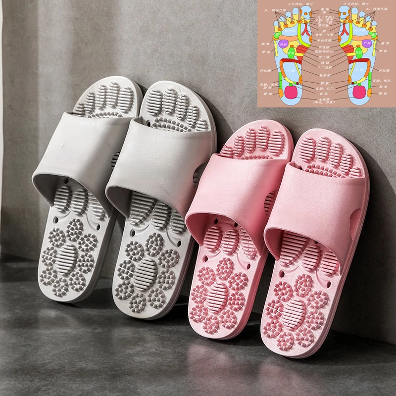 Reflexology Foot Massage Slippers Bath Slippers Tension Relief