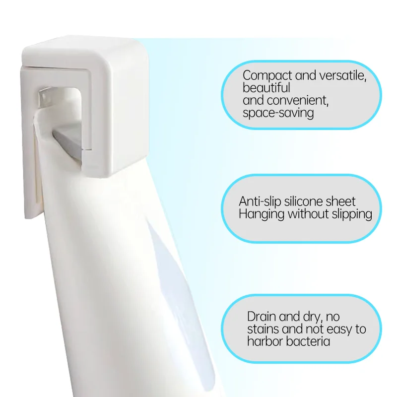 Toothbrush Holder Toothpaste Dispenser Punch-free Toothbrush Holder 1-10pcs
