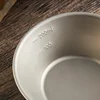 Portable 300ml Outdoor Camping Picnic Tableware Folding Pure Sierra Titanium Cup 5