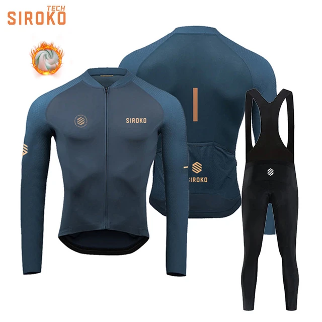 2024 Sirokotech Winter Thermal Fleece Cycling Jersey Set Racing Bike Suit  Mountian Bicycle Clothing Ropa Maillot Ciclismo Hombre - AliExpress