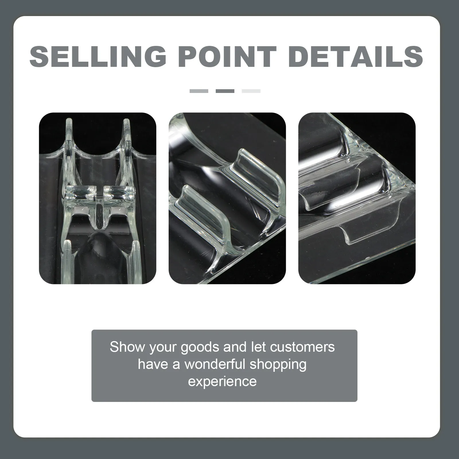 롤러 스케이트 디스플레이 랙 내구성 있는 PVC 소재 스케이트 홀더 투명 쇼케..