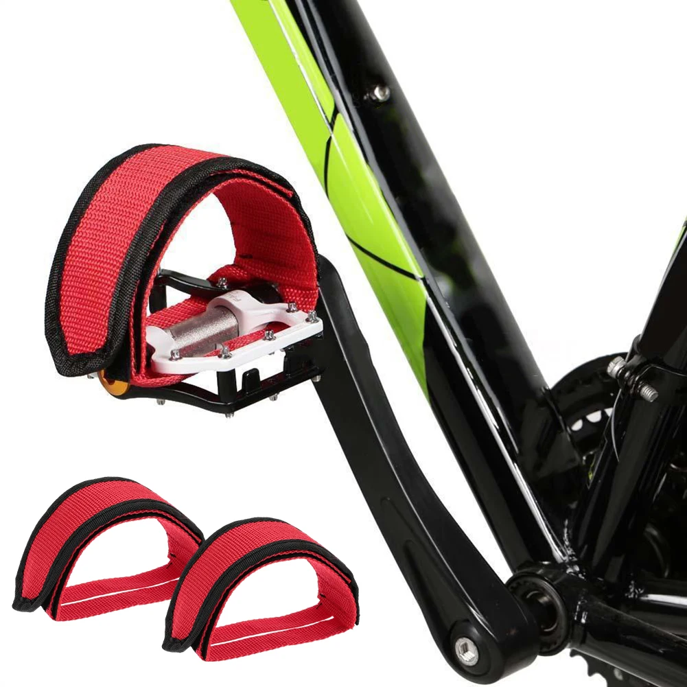 

Bike Pedal Straps Easy to Use Bike Foot Straps with Adjustable Design Perfect Fit for Any Foot Size and Shoe Type