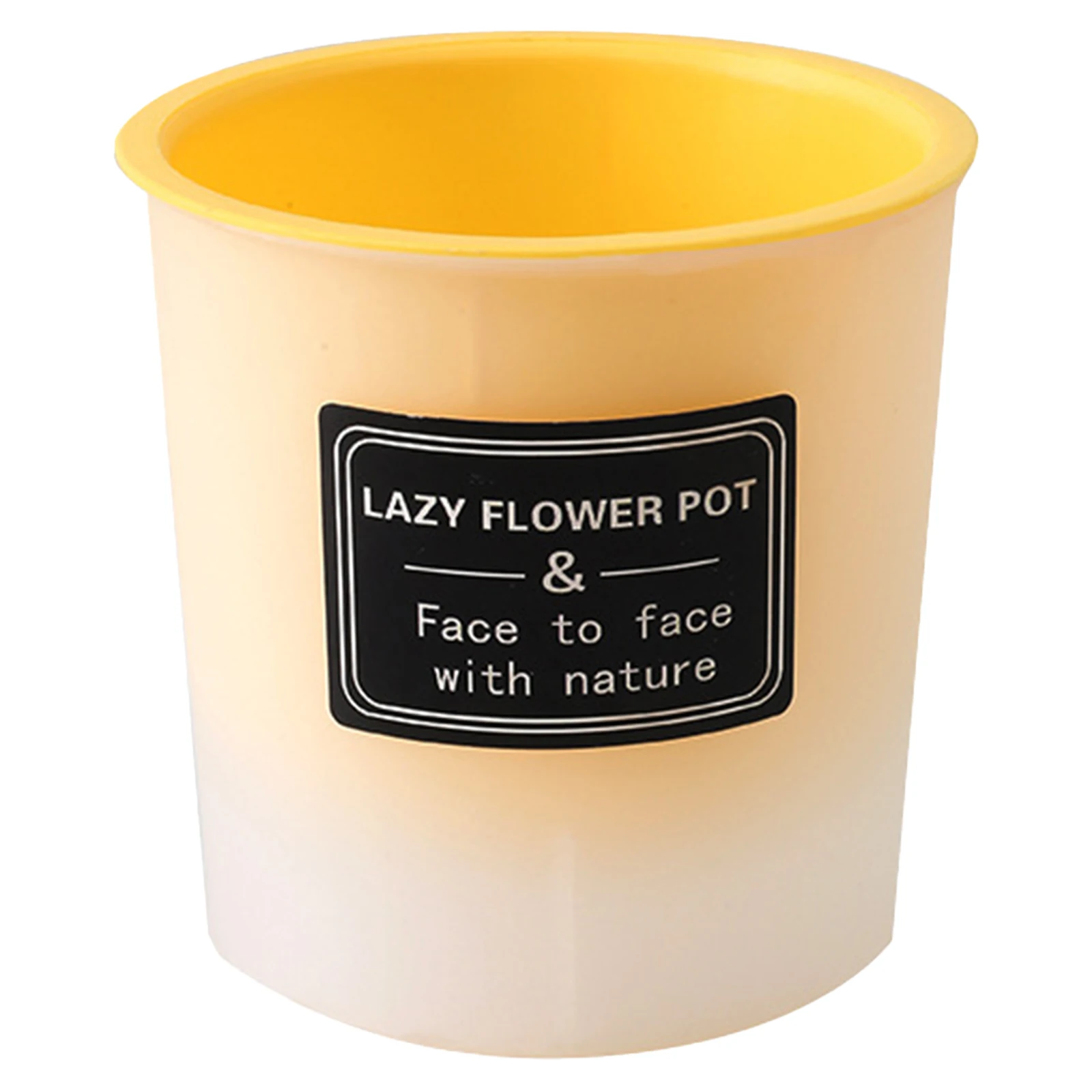 Translucent Detachable Self-Watering Flower Pot with Enhanced Drainage