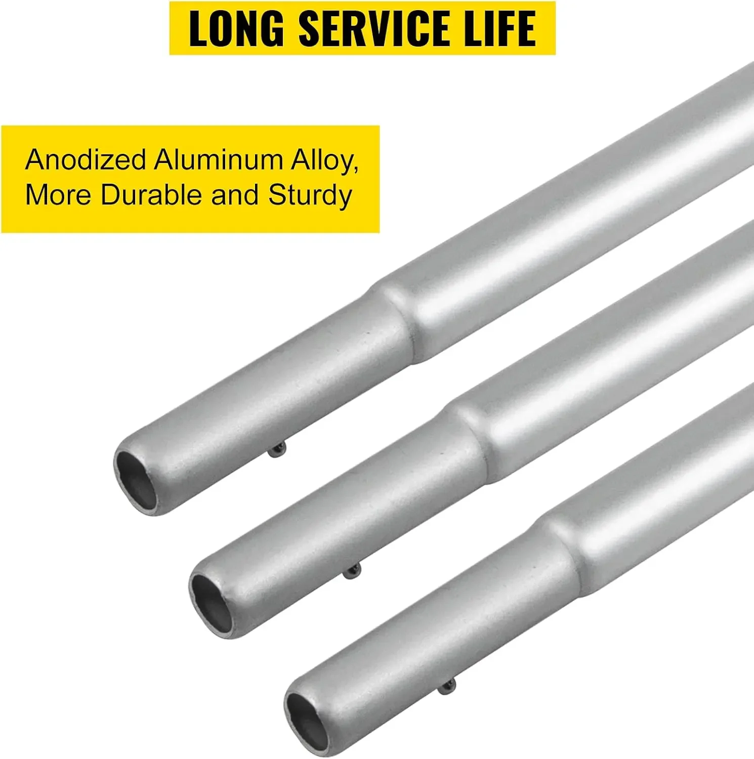 Advertising Flag Pole, 2 x Feather Flag Bundles with Ground Spike, 16 ft Windless Pole Sets with Ground Mounting Stake