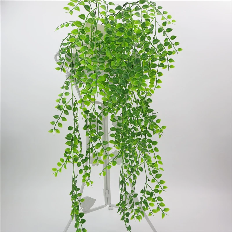 

Artificial Plant Vine Simulated Green Ivy Wall Hanging Plastic Fake Willow Branch Home Decoration