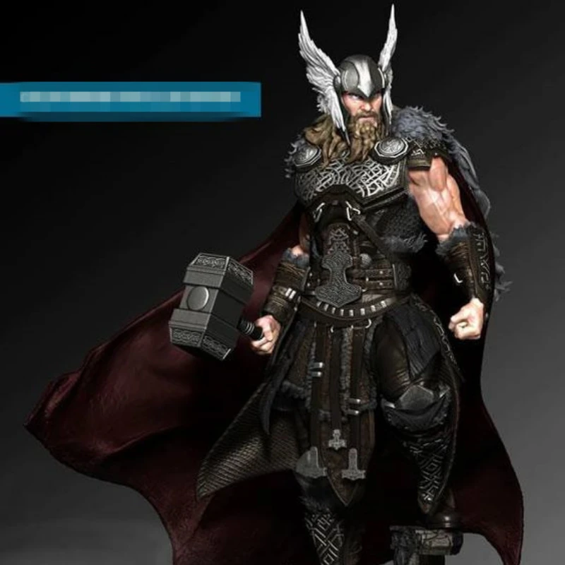 

108mm Scale Resin Figure Viking Style Thor Unassembled and Unpainted Model Kit Une Statuette Collect Toys