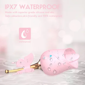 Vibrator For Women Rose Tongue Filler Sexulaes Electric Silicone Lady Masturbation Sex Toys For Women For Adults 18 2022 New 4