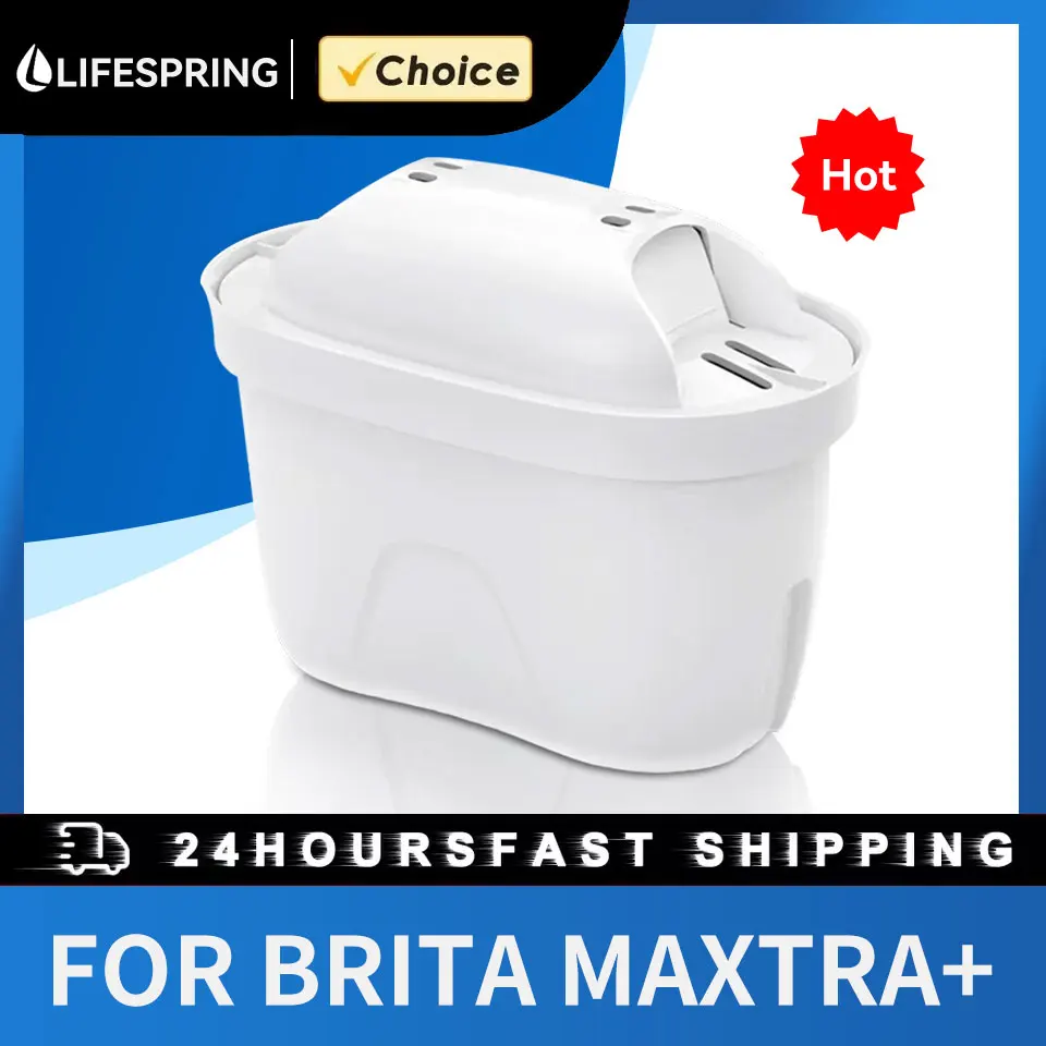 

6PCS NSF Certified for BRITA MAXTRA+ Plus Water Pitcher Filter Cartridge of Water Purification Filter