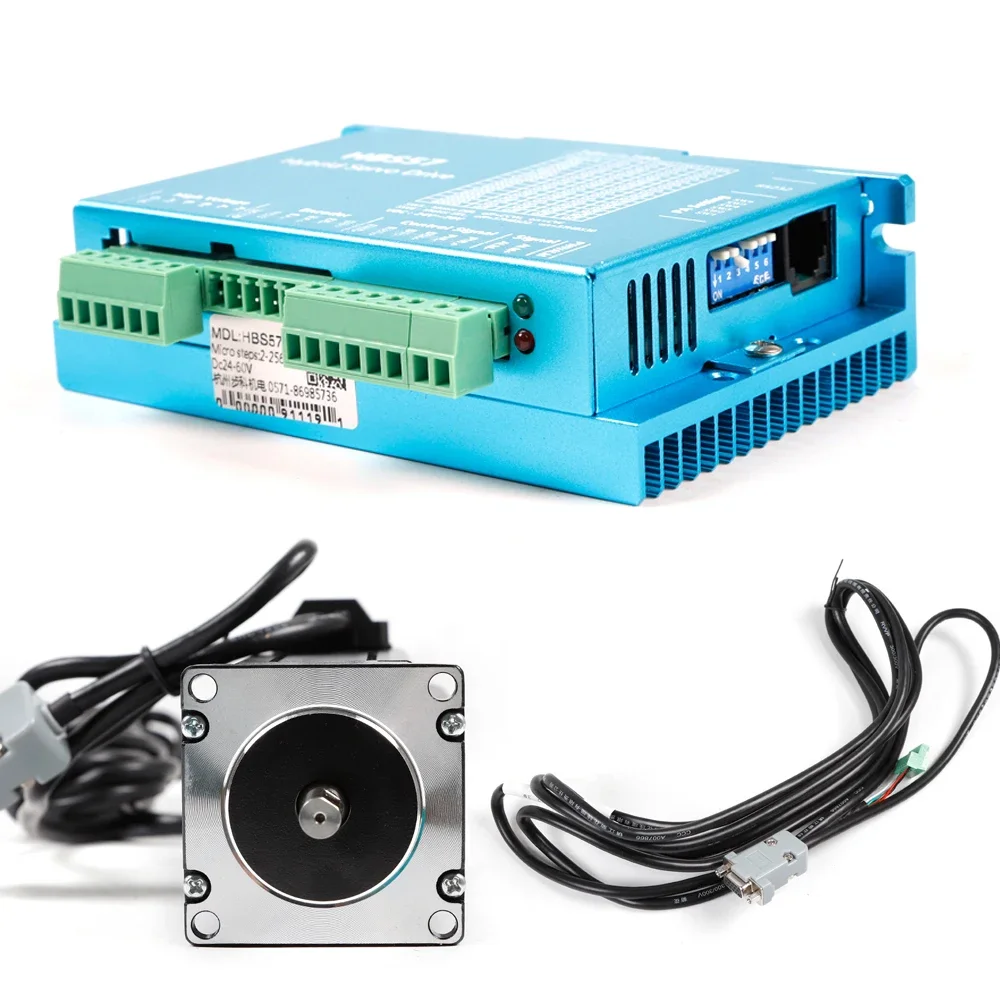HBS57 Closed Loop Stepper Motor Driver Kit Output Stepper Motor Kit Nema23 3.6Nm 4A for Industrial Automation Equipment